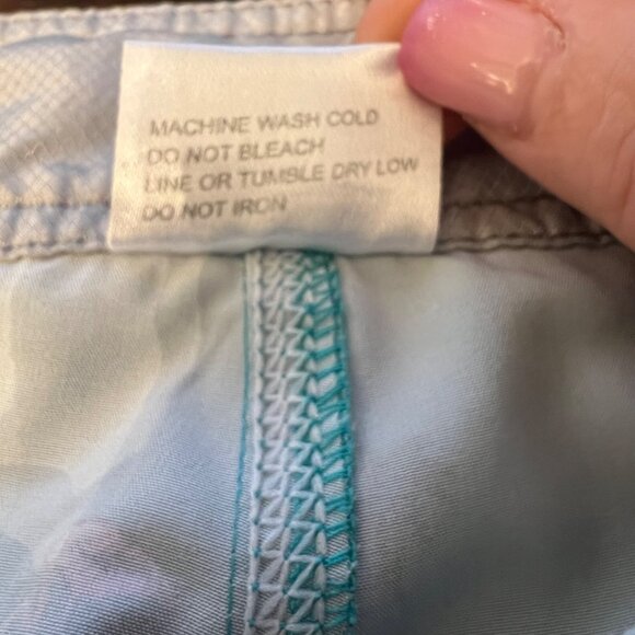 Ron Jon Surf Shop Blue Flamingo Palm‎ Unlined Swim Board Shorts Trunks Sz 30 - Picture 6 of 8